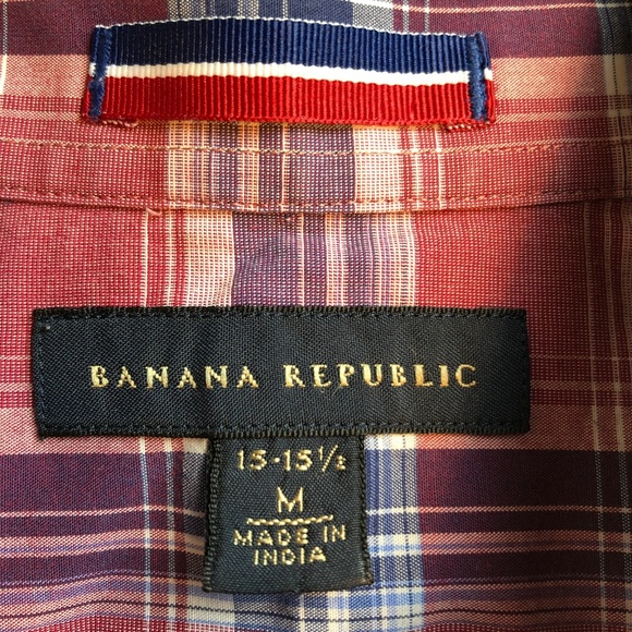 Banana Republic Pearl Snap Plaid Western Shirt - Picture 3 of 8